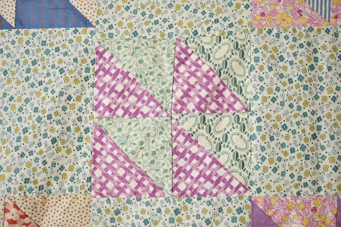 30's Birds in Flight Quilt Top - 9