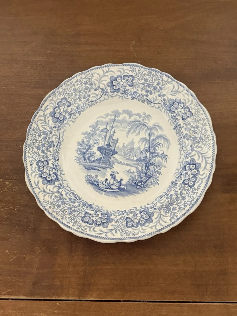 Nonpareil Staffordshire Covered Butter Dish - 2