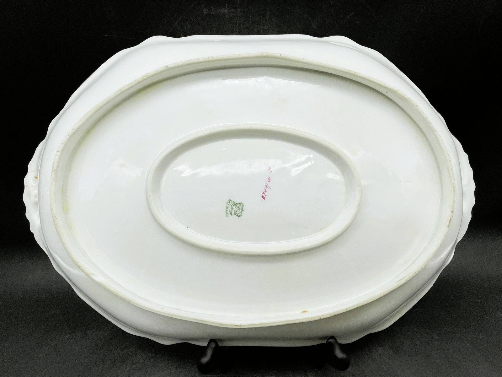 WEIMAR GERMANY SERVING PLATTER and PLATES ASPARAGUS - 2