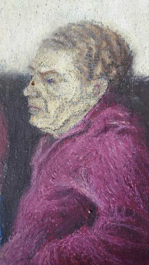 Three Generations oil painting 1950 - 3