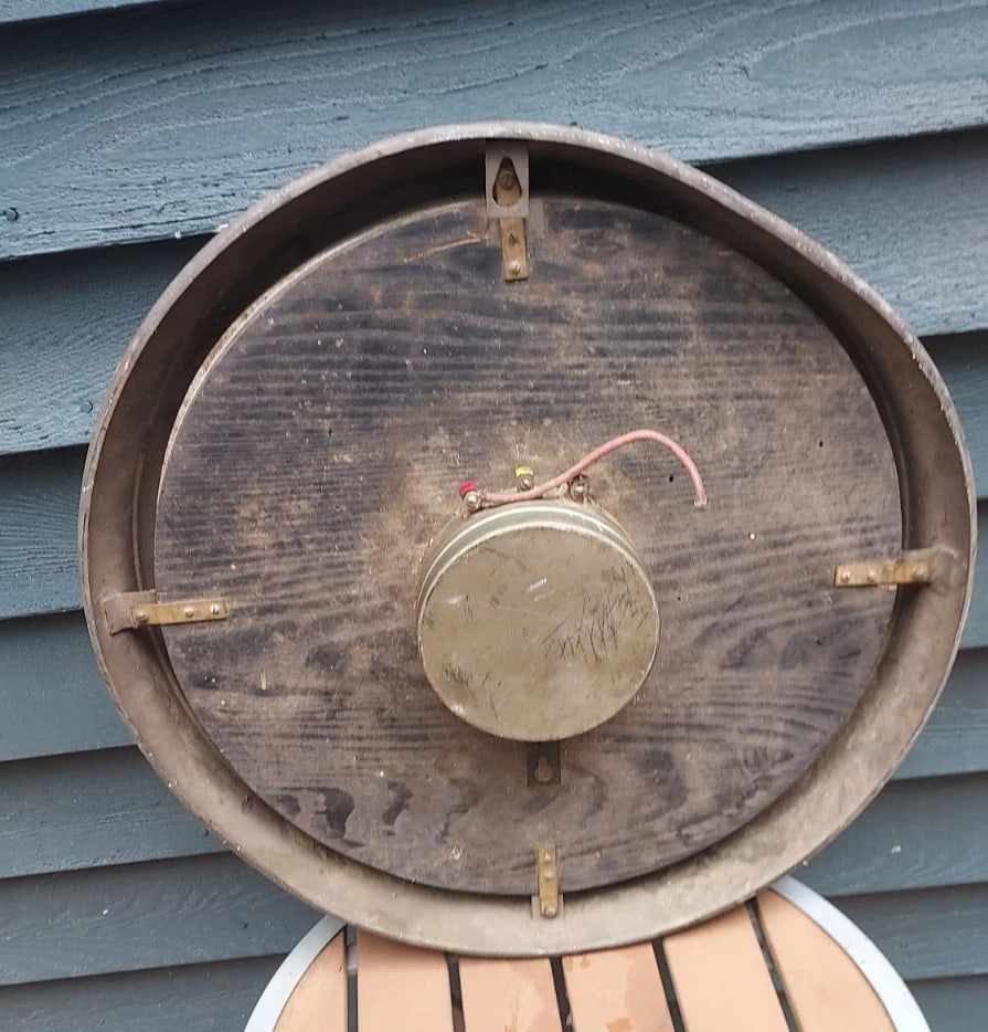 Brass antique Standard Slave Clock 21 Inches Diameter - 3