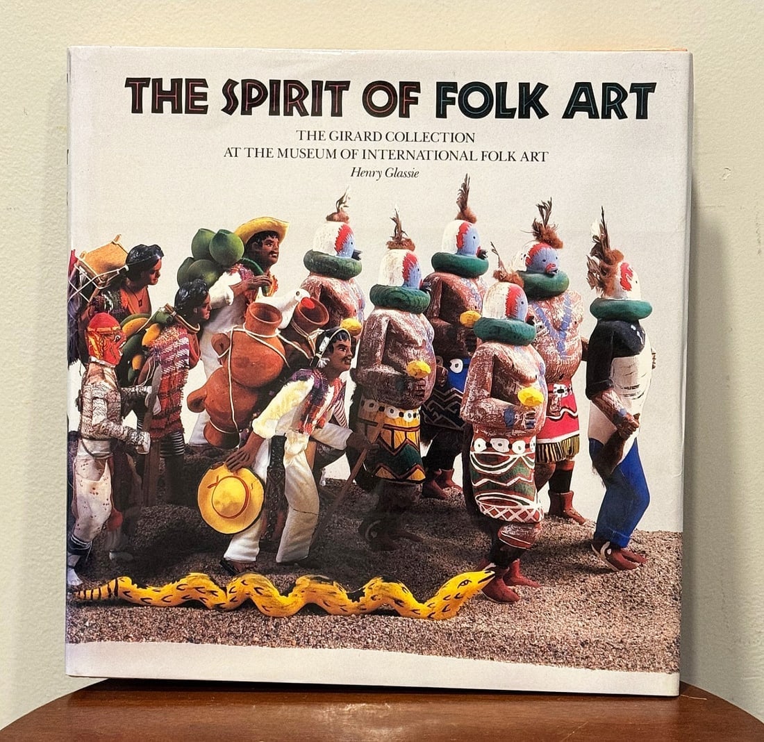 The Spirit of Folk Art Glassie: The Spirit of Folk Art by Henry Glassie is a 1989 book that serves as a study and exhibition catalog for the Girard Collection at the Museum of International Folk Art in Santa Fe, featuring 300 object