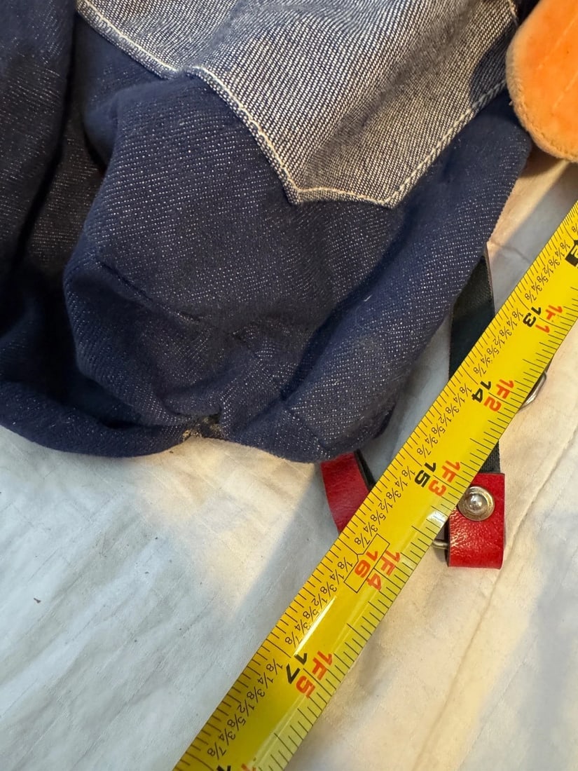 Vintage Steiff Jocko Monkey 6350/40 Ear Button 17" RARE Mohair CUTE !! - 5