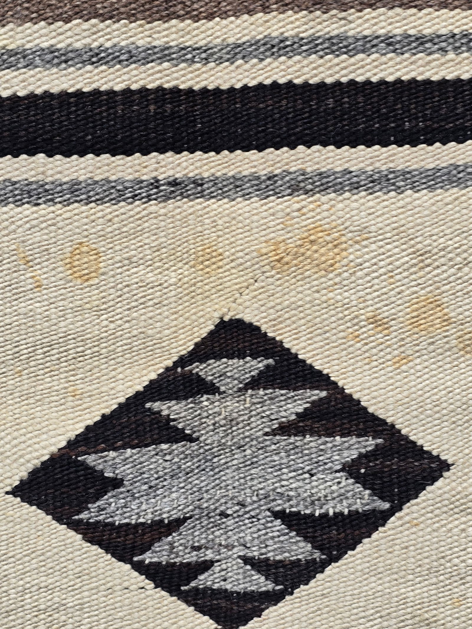 Navajo double saddle blanket - 2