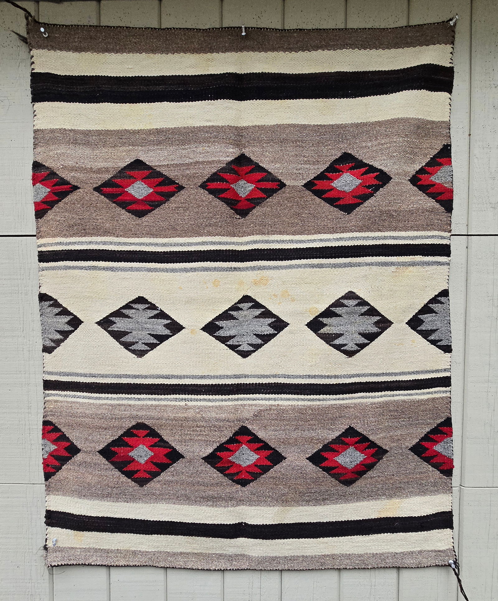 Navajo double saddle blanket - 3