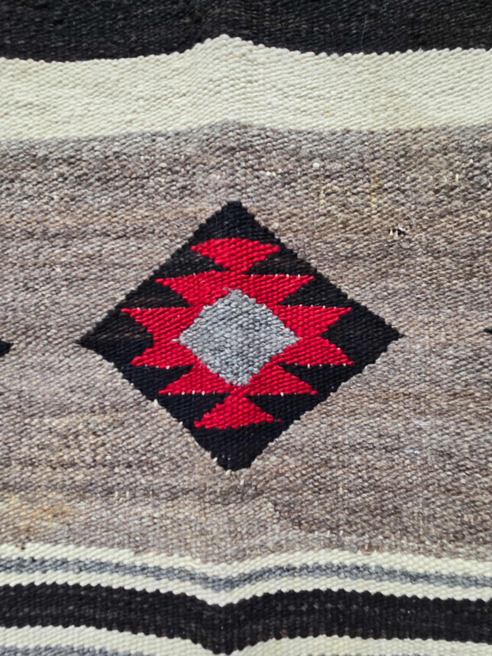 Navajo double saddle blanket - 4