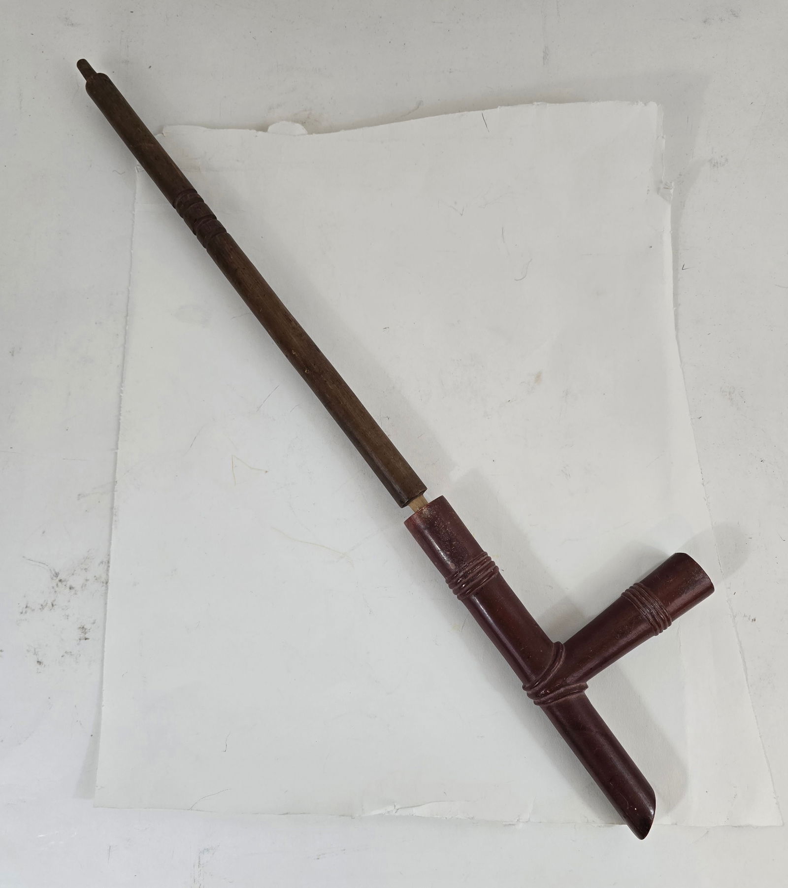 Plains Indian catlinite pipe - 2