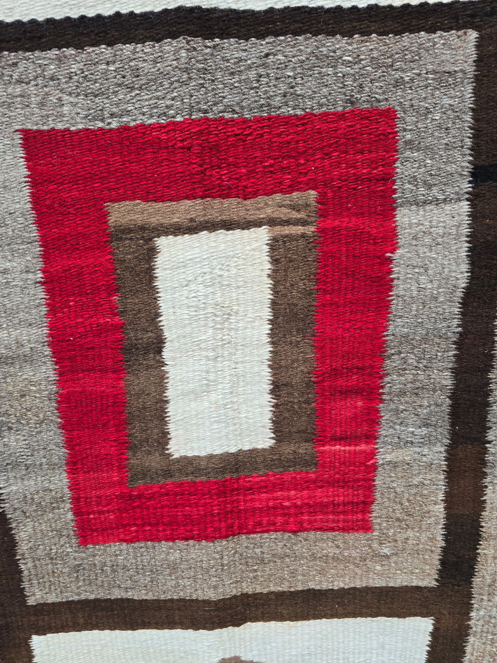 Navajo woven rug - 4