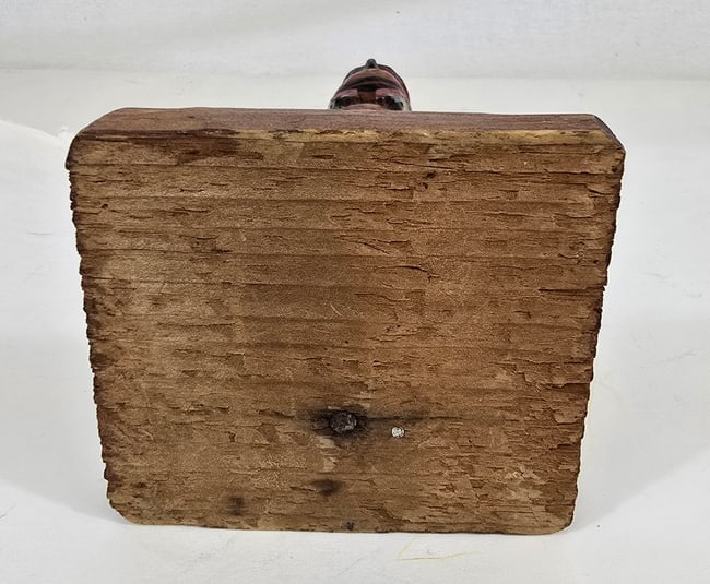 Carved and painted Northwest totem - 4