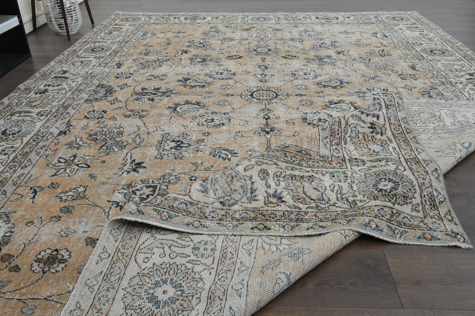 8'3x11'6 ft, OVERSIZED NEUTRAL RUG - 14