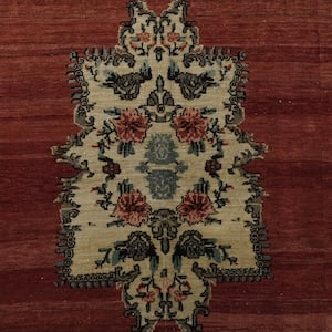 7'8x11'9 ft, ORANGE BEIGE RUG - 2