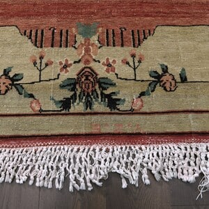 7'8x11'9 ft, ORANGE BEIGE RUG - 4