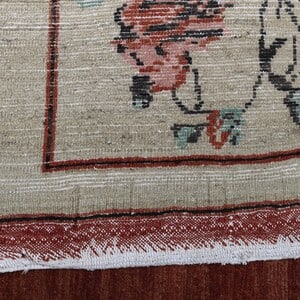 7'8x11'9 ft, ORANGE BEIGE RUG - 7