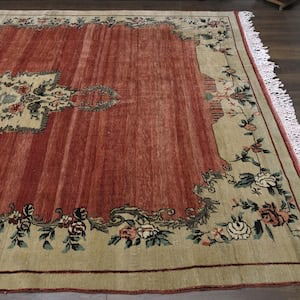 7'8x11'9 ft, ORANGE BEIGE RUG - 9