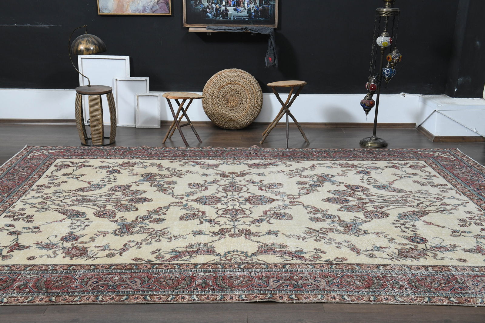 7'9x12'5 ft, MINIMALIST WOOL RUG - 16