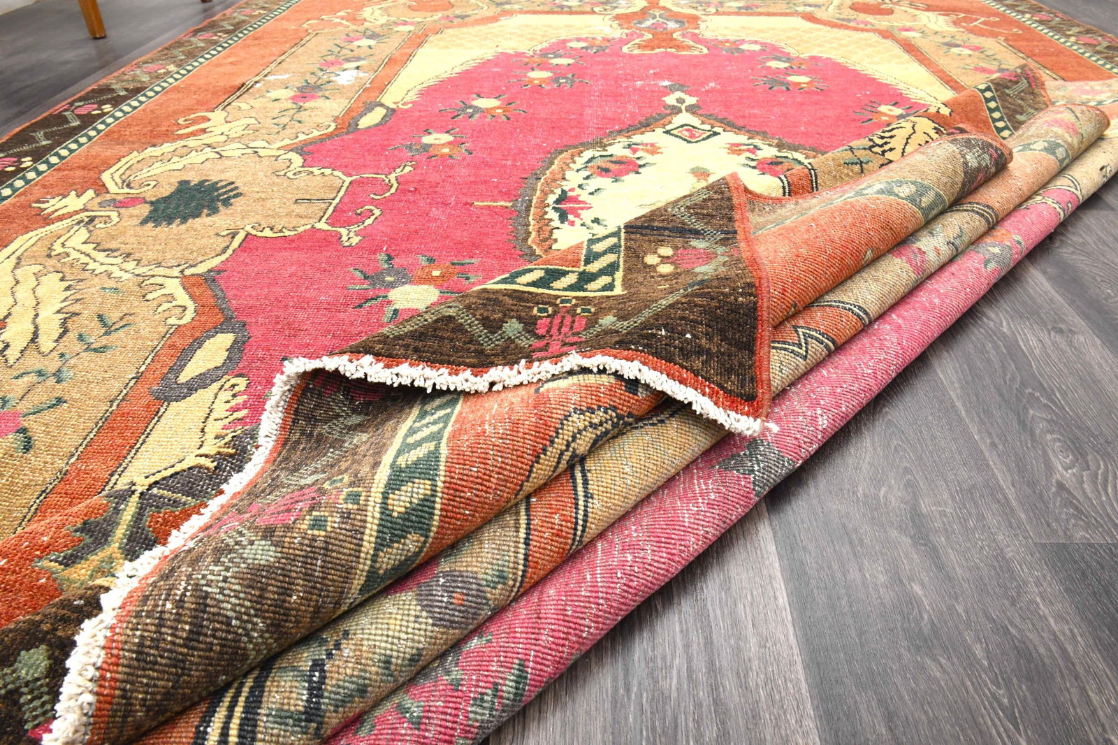 7.4x10.5 ft, VERY SPECIAL TURKISH Area Rug - 2