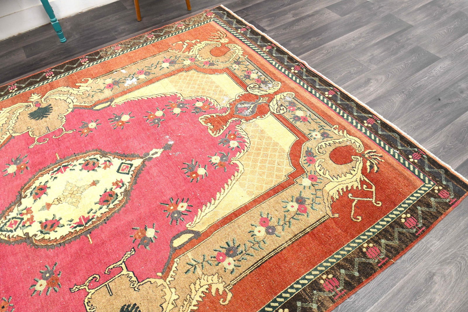 7.4x10.5 ft, VERY SPECIAL TURKISH Area Rug - 4