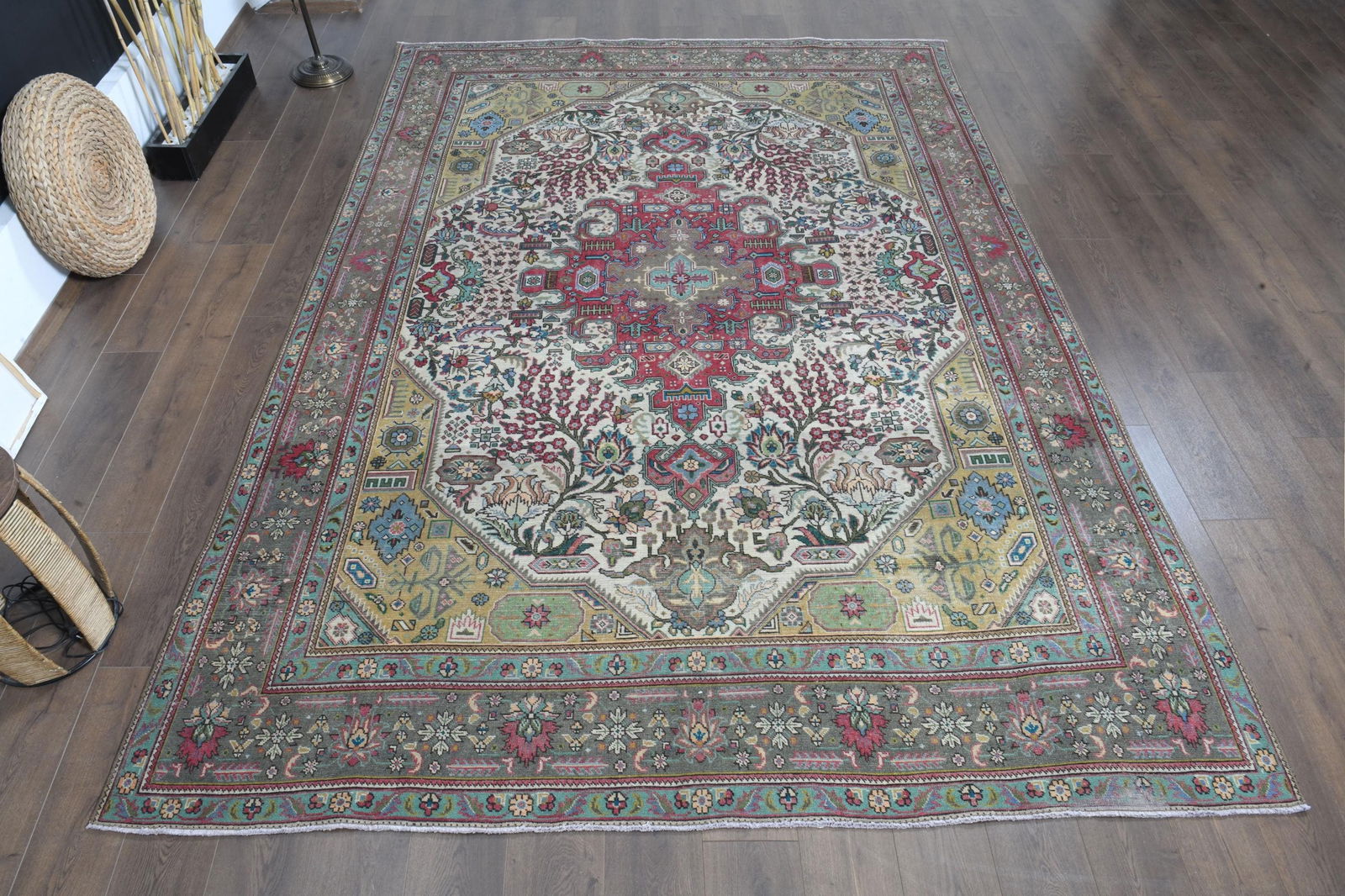 7'9x11'2 ft, OVERSIZED PERSIAN RUG - 2