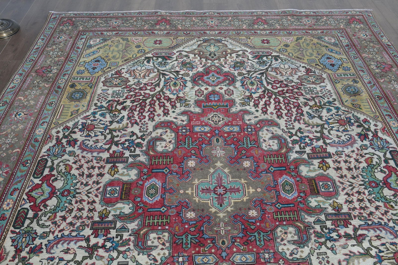 7'9x11'2 ft, OVERSIZED PERSIAN RUG - 4