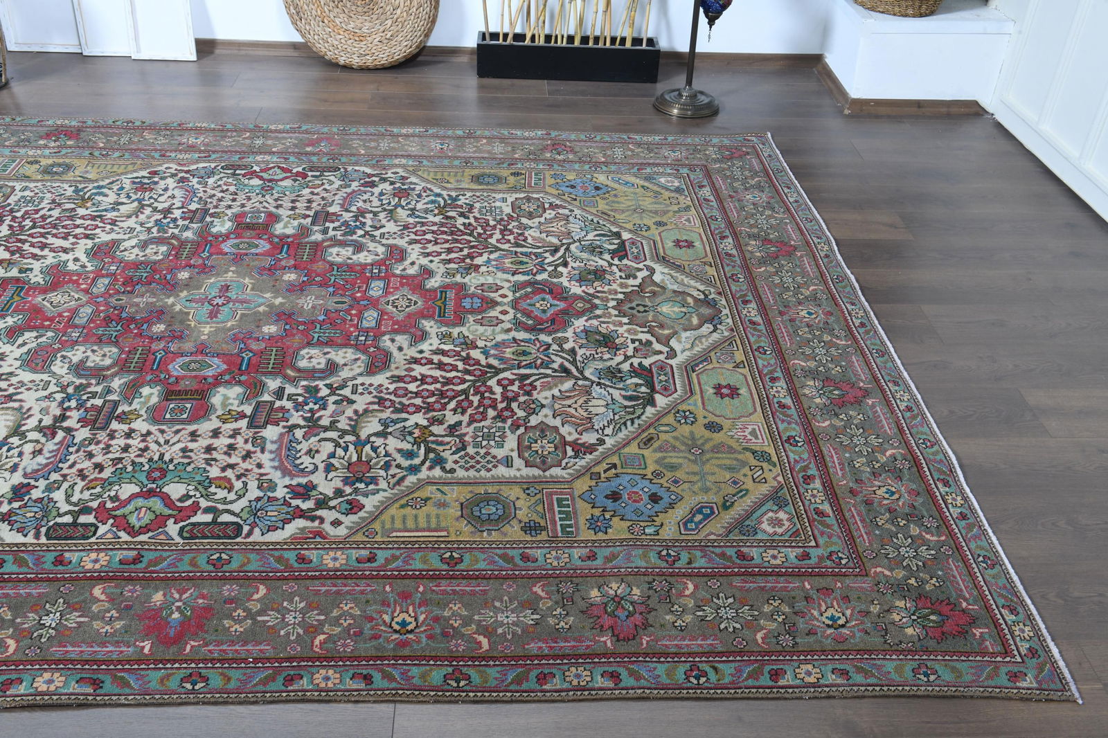 7'9x11'2 ft, OVERSIZED PERSIAN RUG - 7