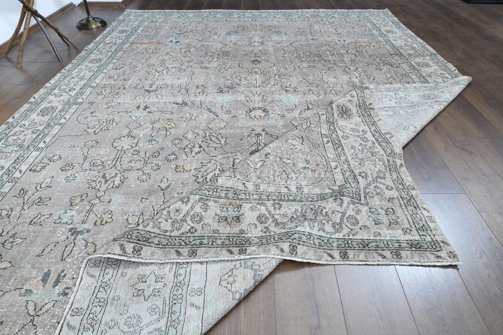 8'5x11'8 ft, BROWN OVERSIZED RUG - 7