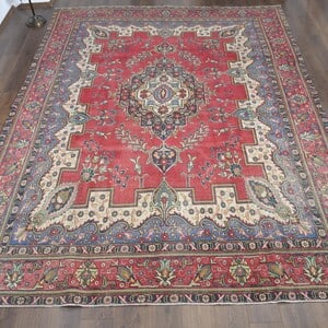 9'5x12'3 ft, OVERSIZED PERSIAN RUG, Minimalist Décor - 2