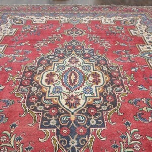 9'5x12'3 ft, OVERSIZED PERSIAN RUG, Minimalist Décor - 5