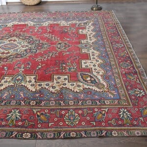 9'5x12'3 ft, OVERSIZED PERSIAN RUG, Minimalist Décor - 8