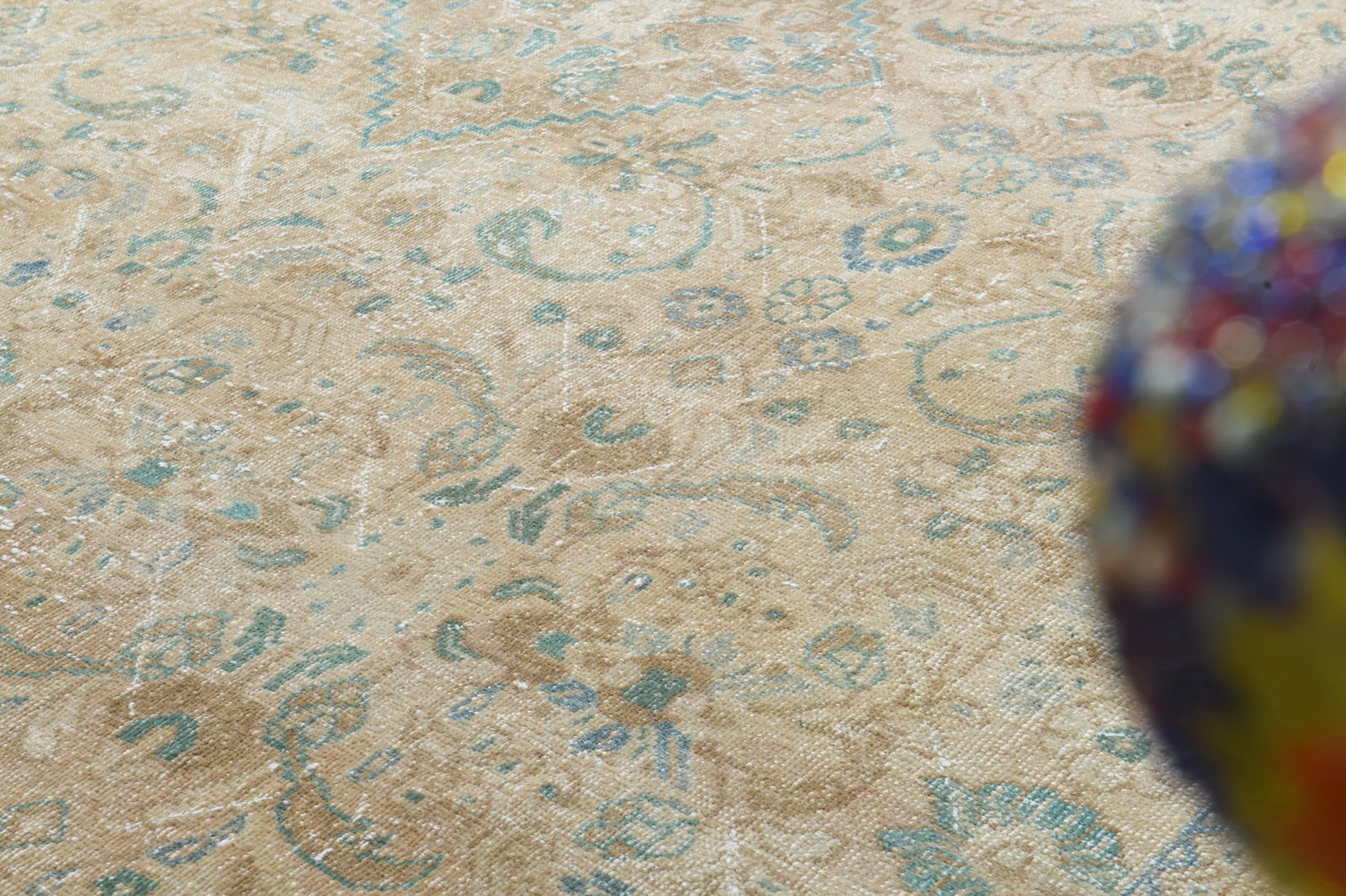 9'4x12'5 ft, ORANGE OVERSIZED RUG - 18