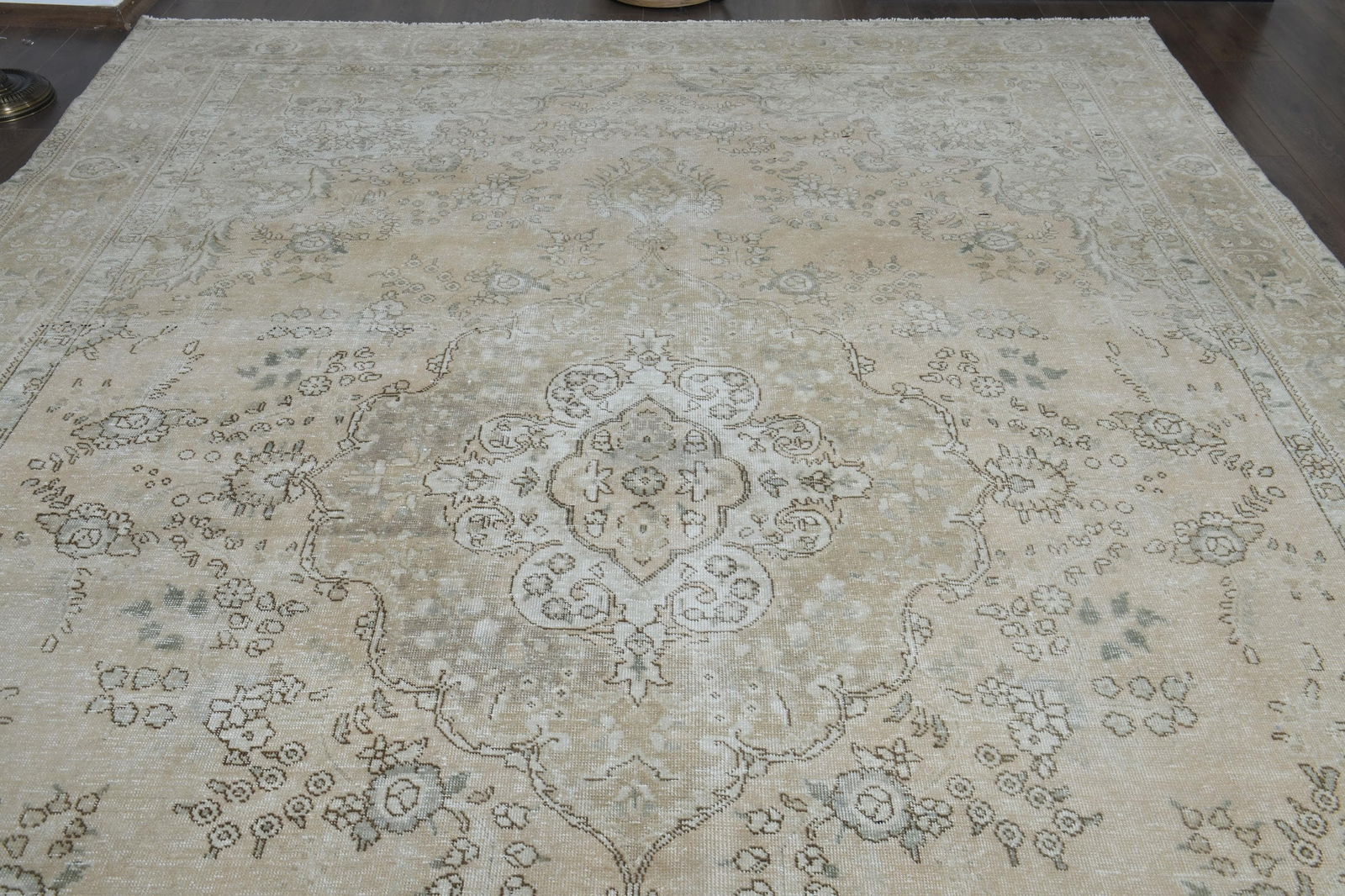 9'3x12'9 ft, OVERSIZED ORANGE BEIGE - 5