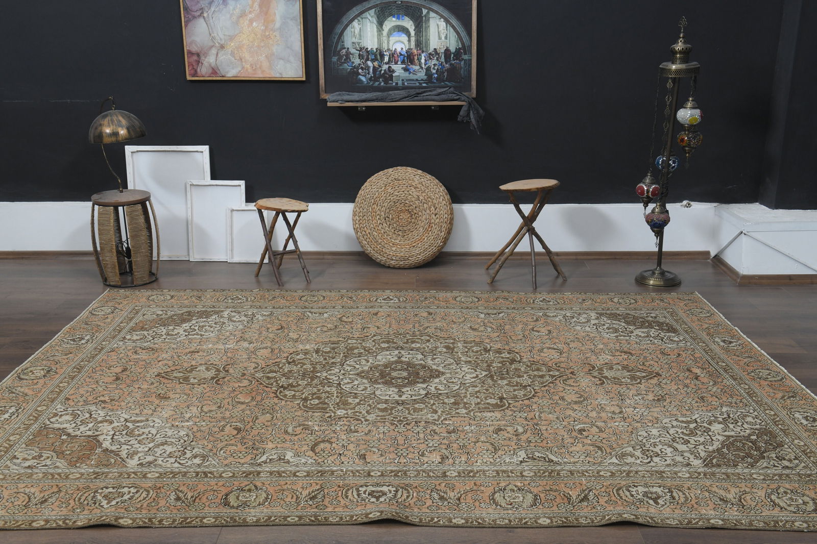 7.4x10.5 ft, HAND KNOTTED RUG - 19