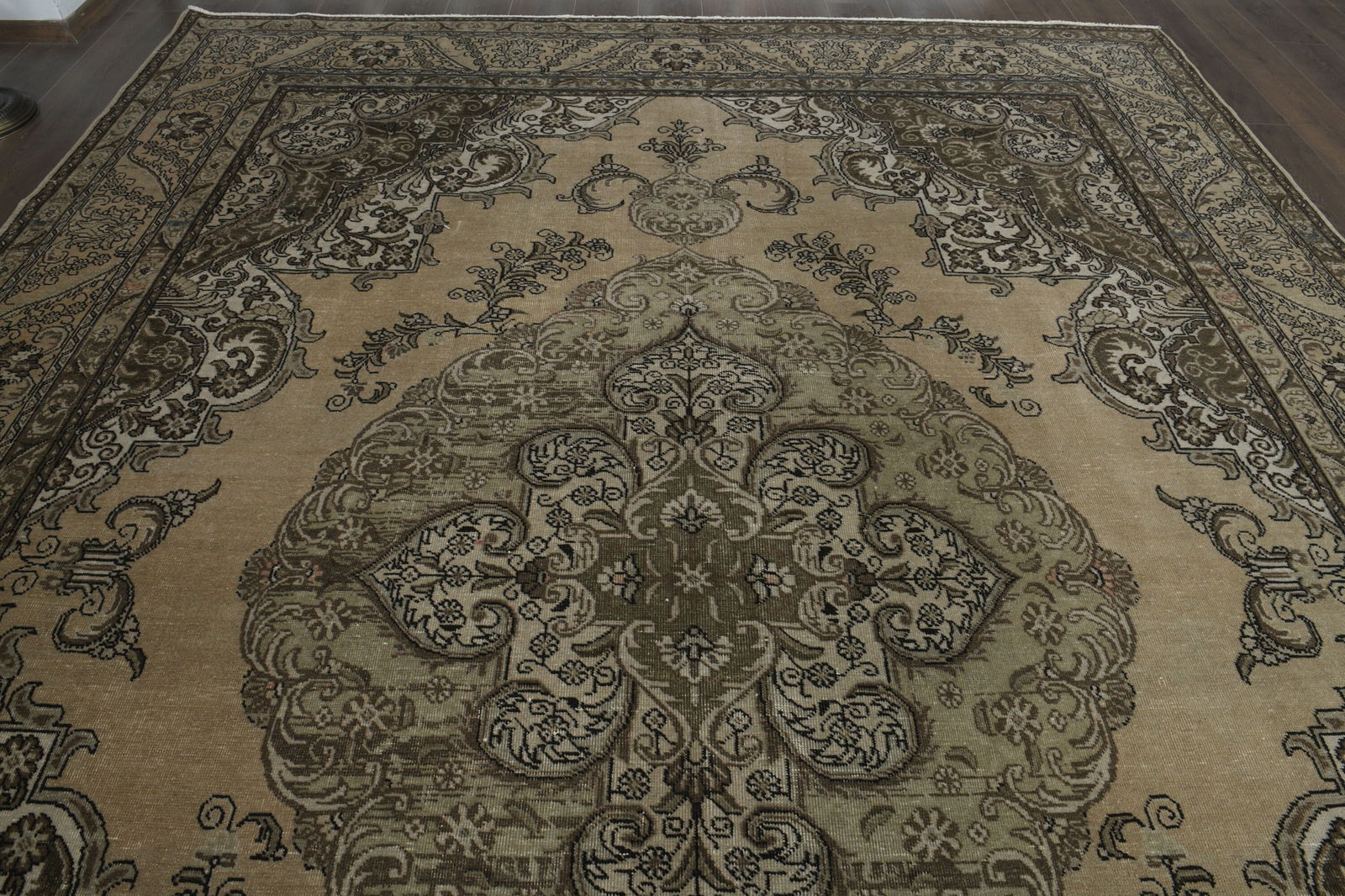 9.8x12.9 ft, OVERSIZED ORANGE BROWN - 3