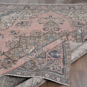 9'8x12'4 ft, PINK PERSIAN RUG, Home Décor - 3