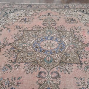 9'8x12'4 ft, PINK PERSIAN RUG, Home Décor - 9