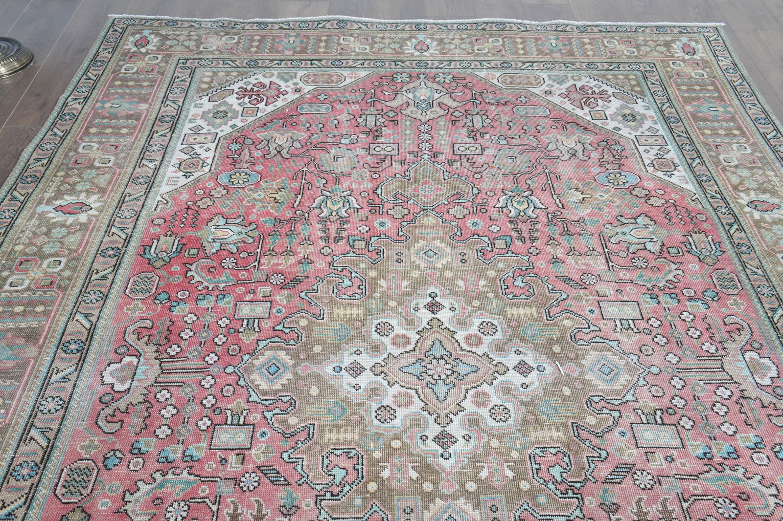 7.7x11 ft, OVERSIZED PINK BROWN - 13