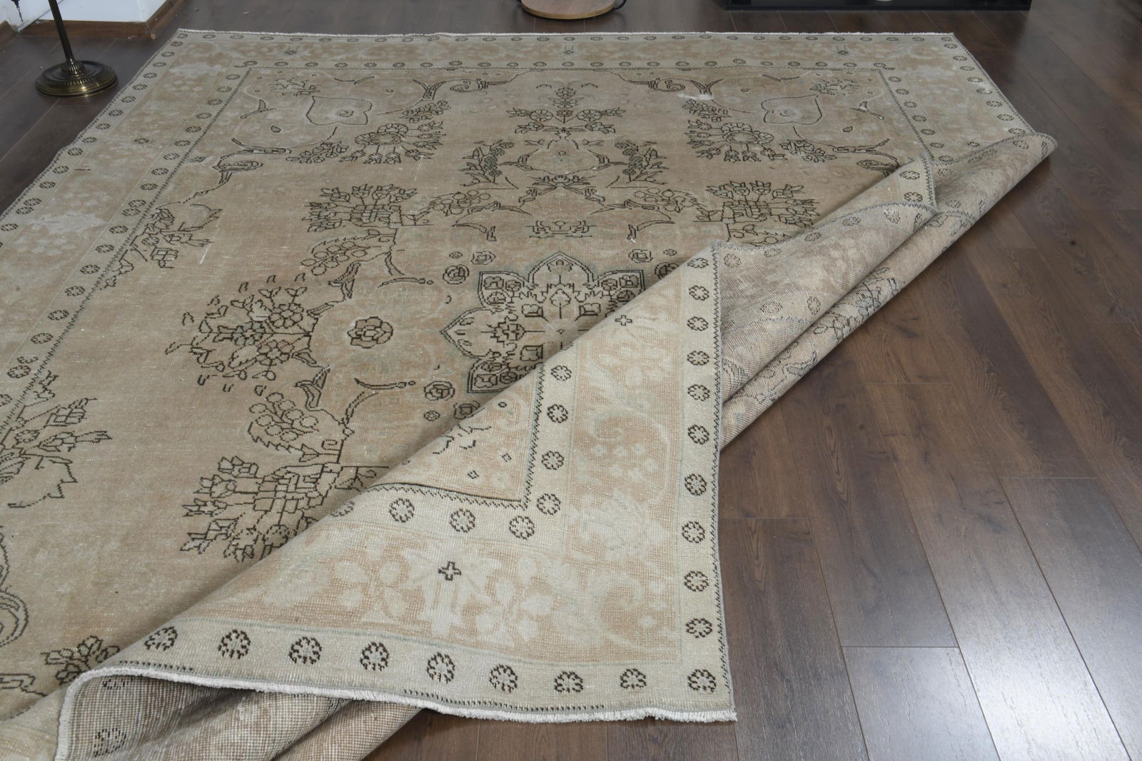 9'6x12'8 ft, OVERSIZED PERSIAN RUG, Orange 10x12 Large Area - 7