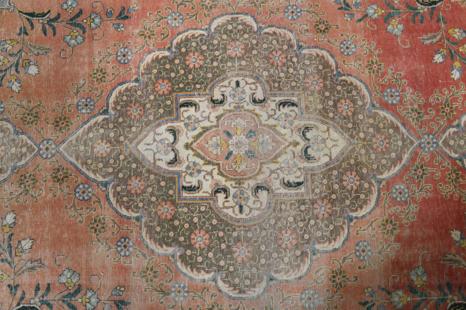 9'6x12'6 ft, ORANGE MINIMALIST RUG - 16