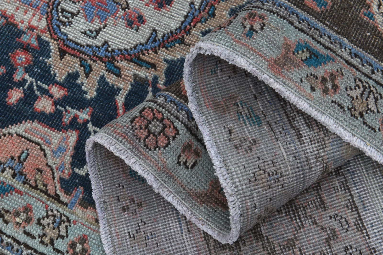 9x12 Red Vintage Rug: Title: 9x12 Red Vintage Rug Description: This Turkish one-of-a-kind Anatolian Vintage Rug is hand-knotted and handwoven by the most skilled artisans who use pure wool, in muted, natural tones, and