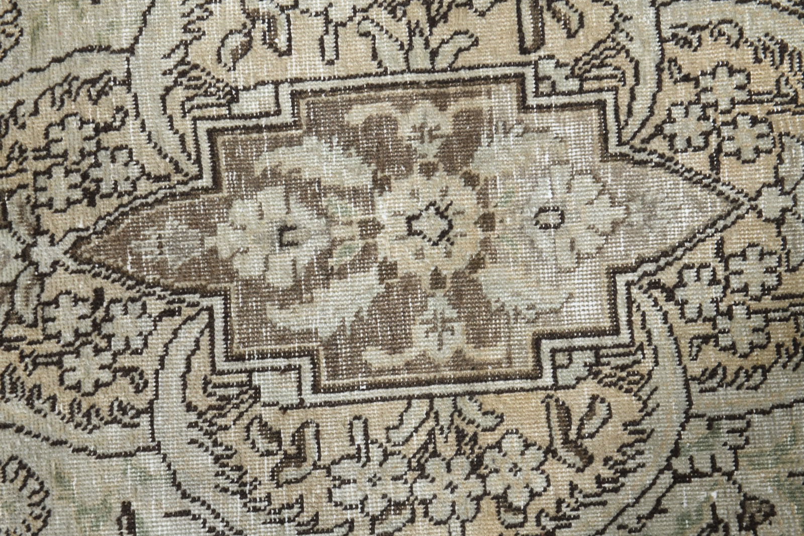 8'7x12'3 ft, PERSIAN OVERSIZED RUG, Orange Beige - 4