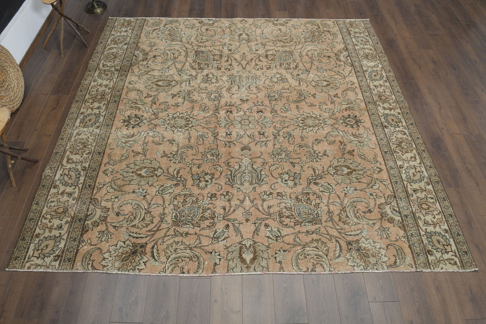 9'3x9'9 ft, UNIQUE PERSIAN RUG - 2