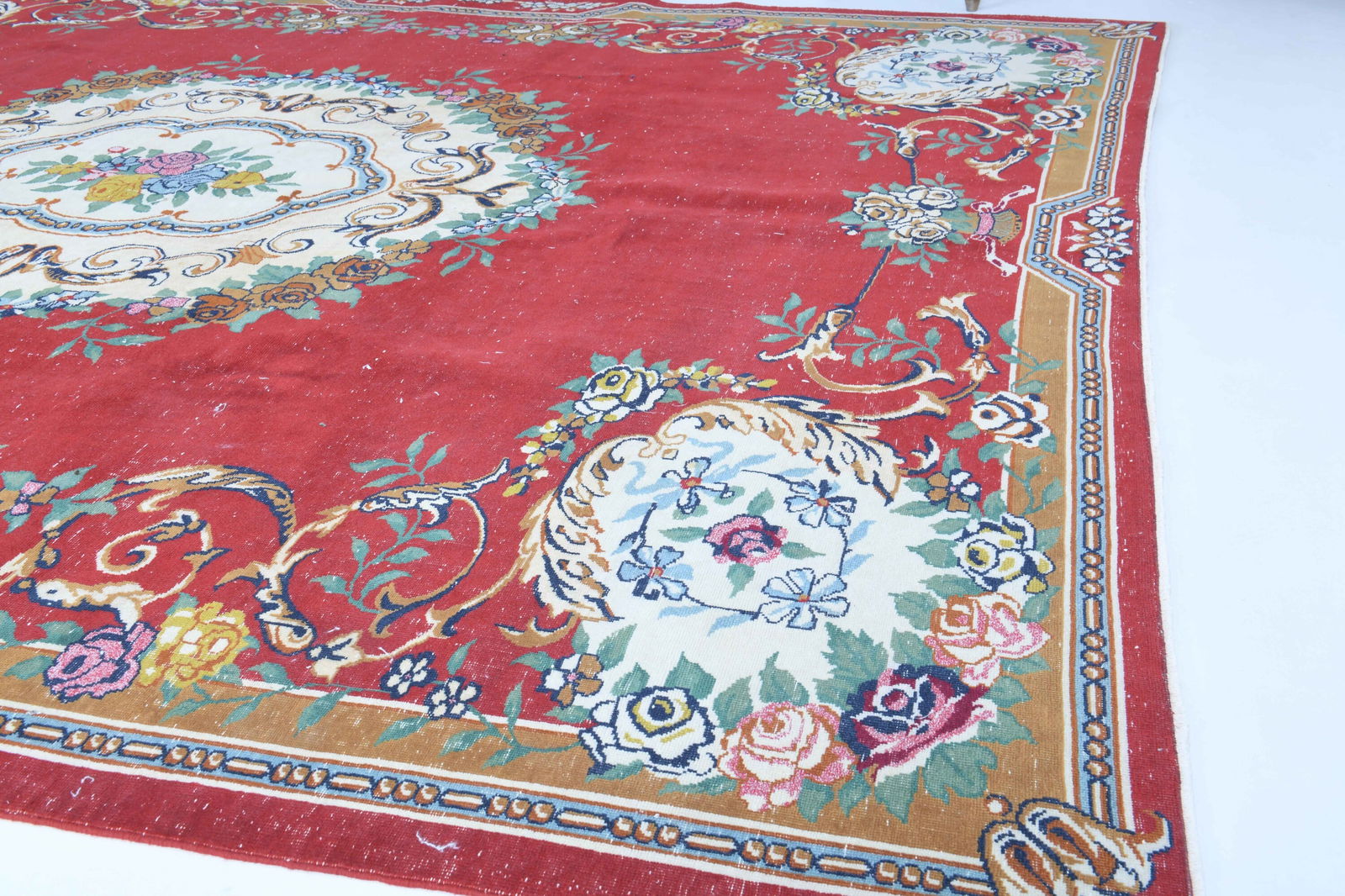 9.7x11.8 ft, VINTAGE Rug, TURKISH - 15