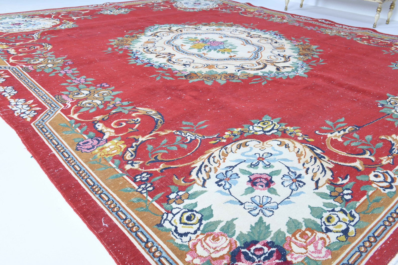 9.7x11.8 ft, VINTAGE Rug, TURKISH - 16