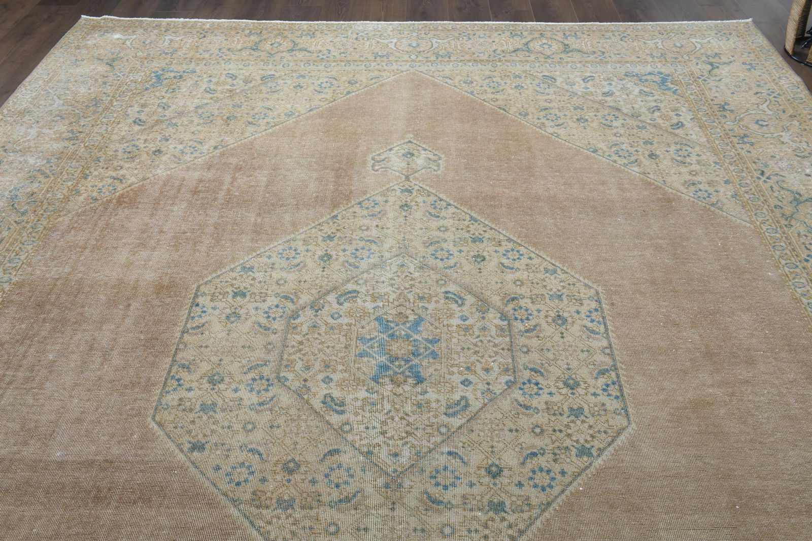 9'5x12'9 ft, ORANGE PERSIAN RUG - 9