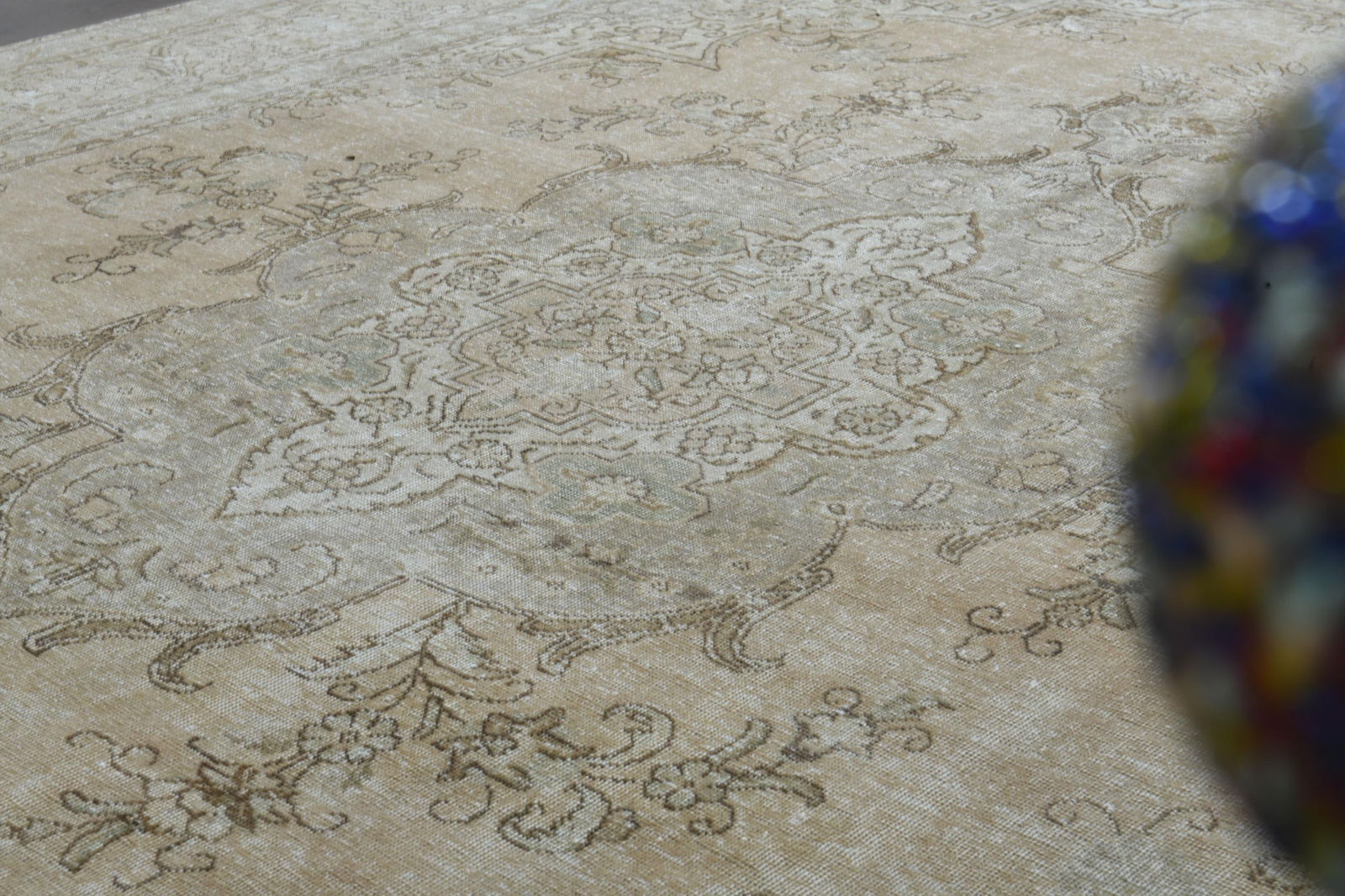 9'4x12'2 ft, NEUTRAL PERSIAN RUG - 3