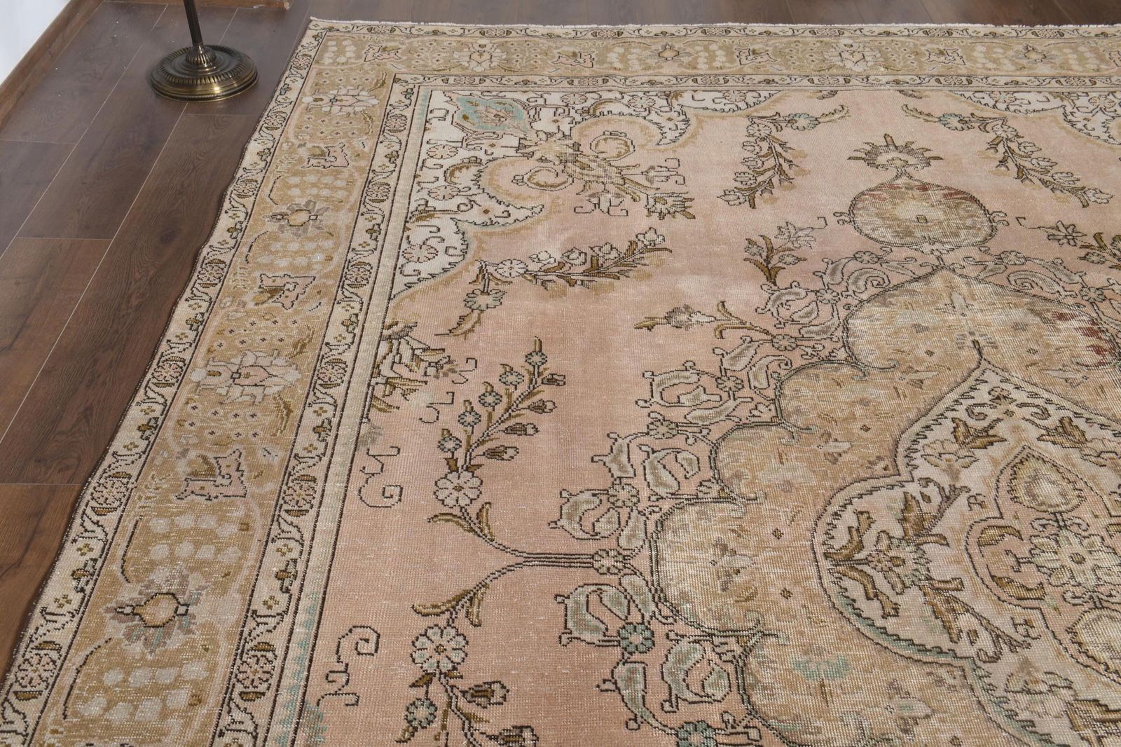 9'6x12'4 ft, OVERSIZED PERSIAN RUG, Orange Rug, 10x12 Large Area - 12