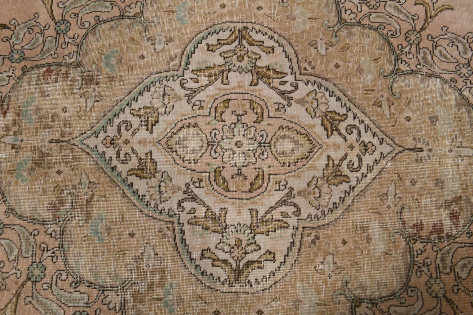 9'6x12'4 ft, OVERSIZED PERSIAN RUG, Orange Rug, 10x12 Large Area - 5