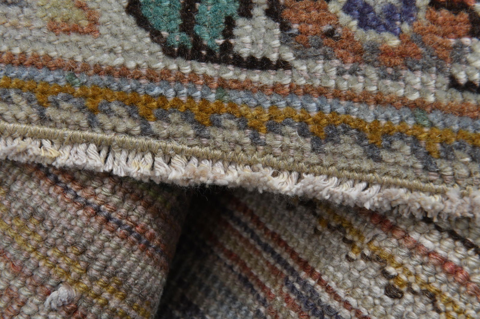 9'1x12'4 ft, ORANGE MINIMALIST RUG - 4