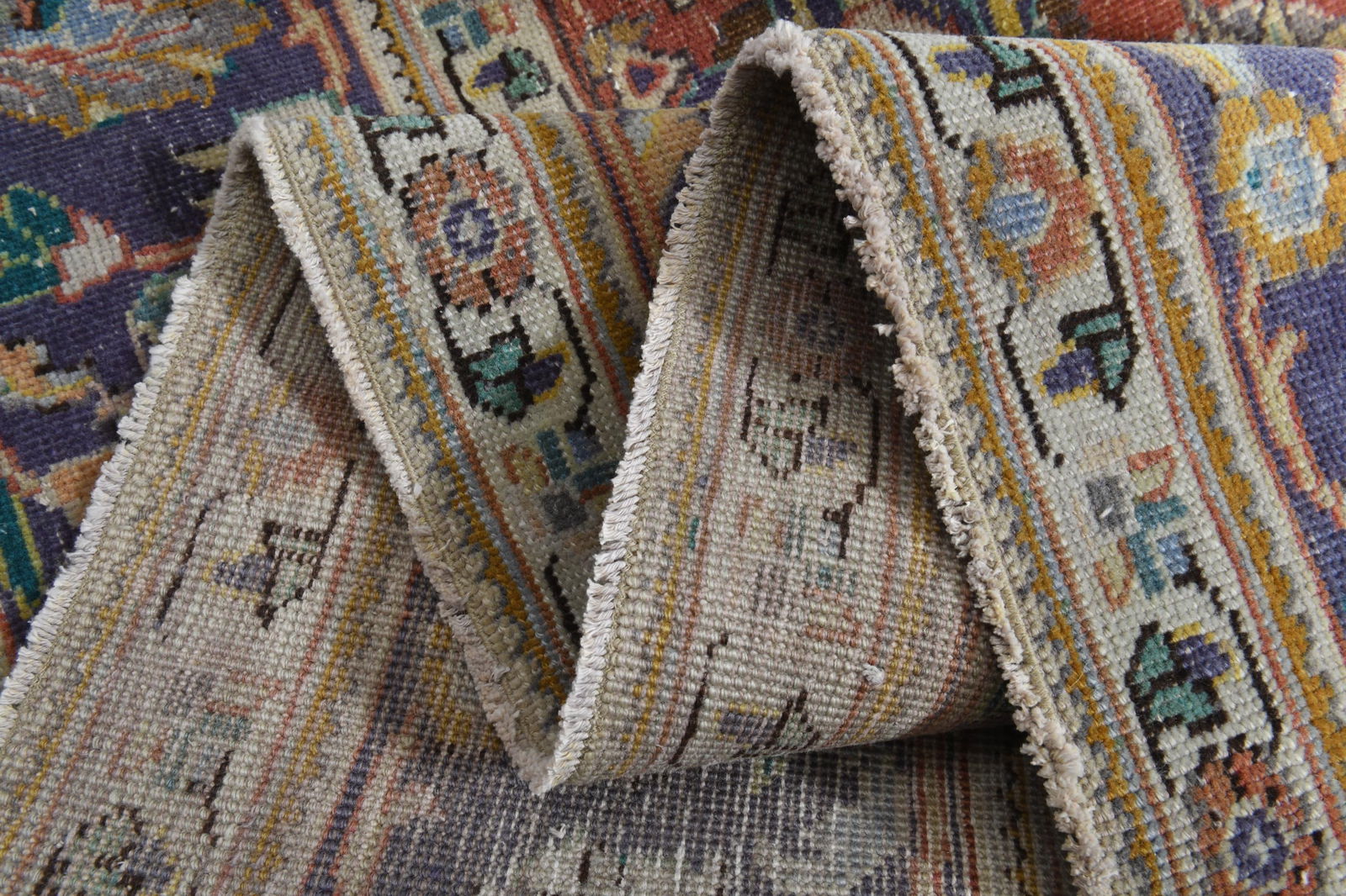 9'1x12'4 ft, ORANGE MINIMALIST RUG - 5