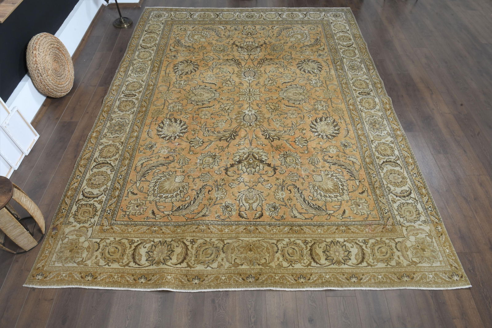 9'6x12'6 ft, OVERSIZED PERSIAN RUG, Orange - 2