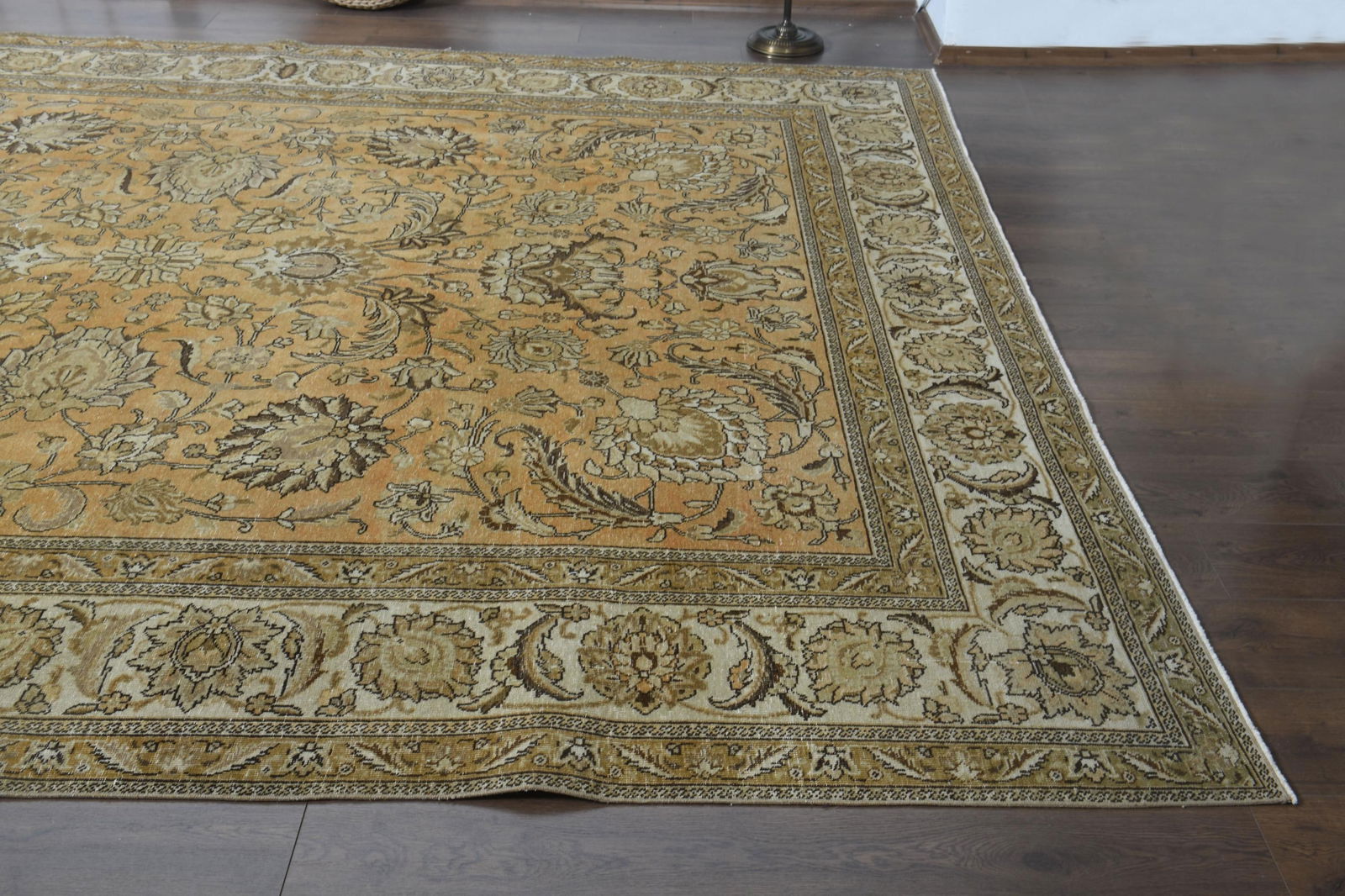 9'6x12'6 ft, OVERSIZED PERSIAN RUG, Orange - 4